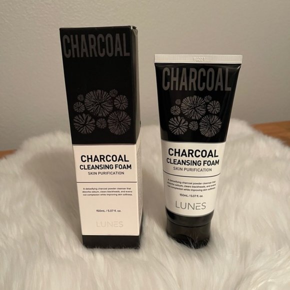 NIB LUNES CHARCOAL CLEANSING FOAM - Picture 1 of 1